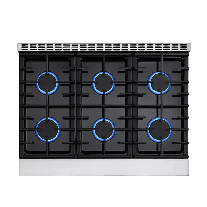 Empava 36 In. Pro-Style Slide-In Single Oven Gas Range