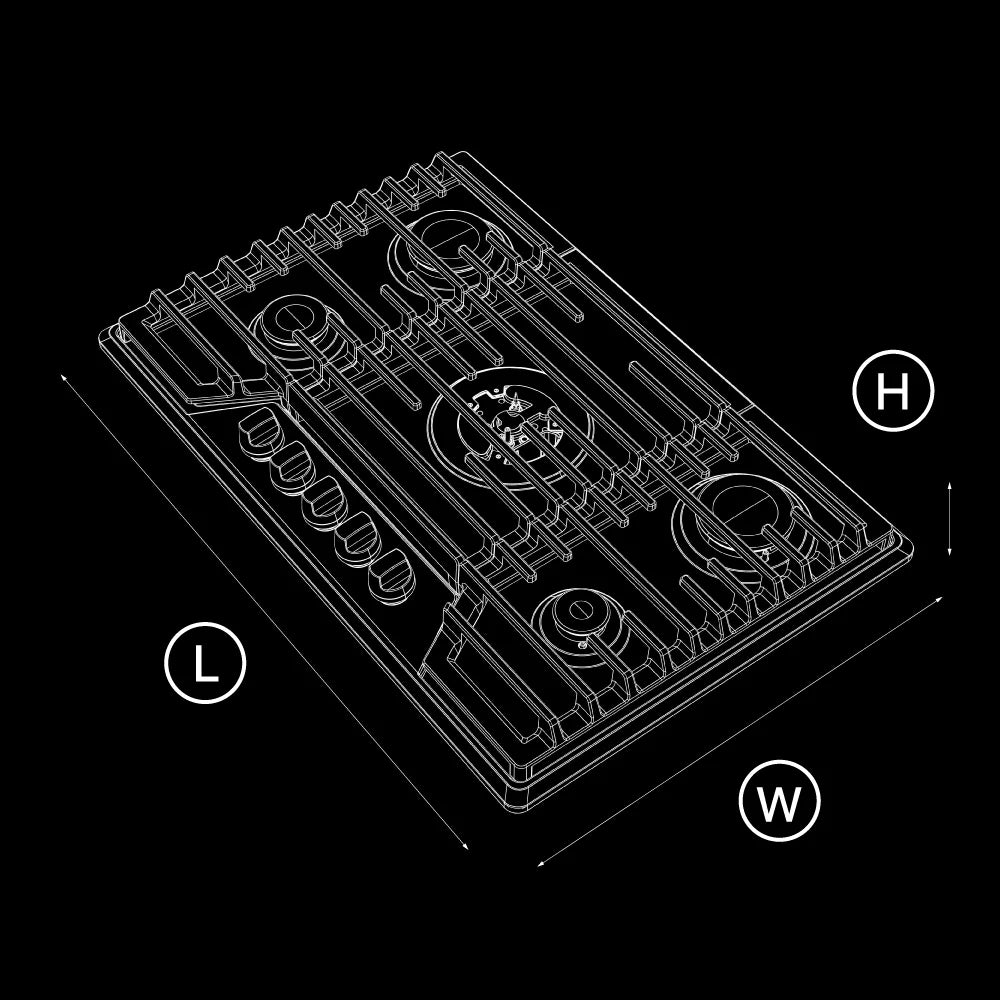 Empava 30-In. Built-In Gas Stove Cooktop