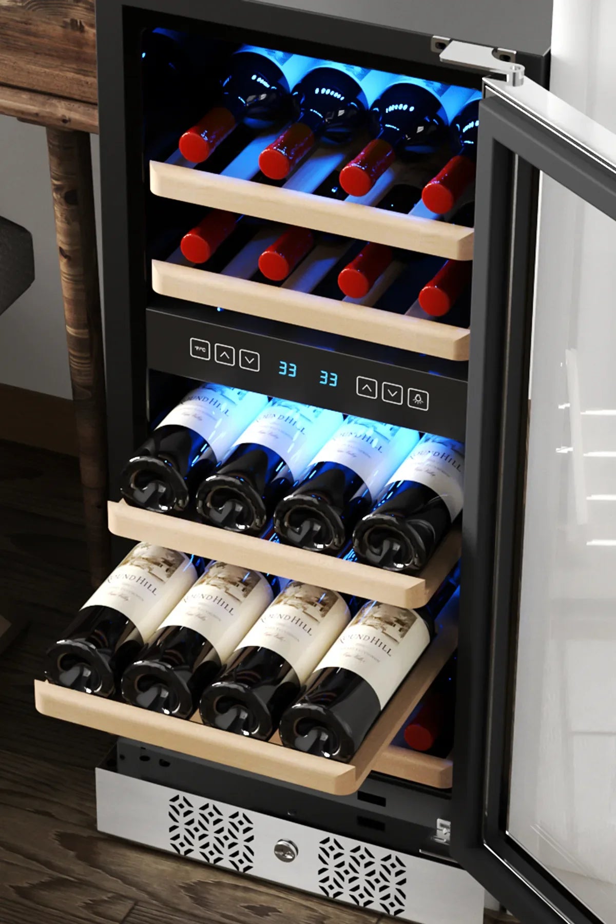 Empava 15 Inch Dual Zone Small Wine Fridge