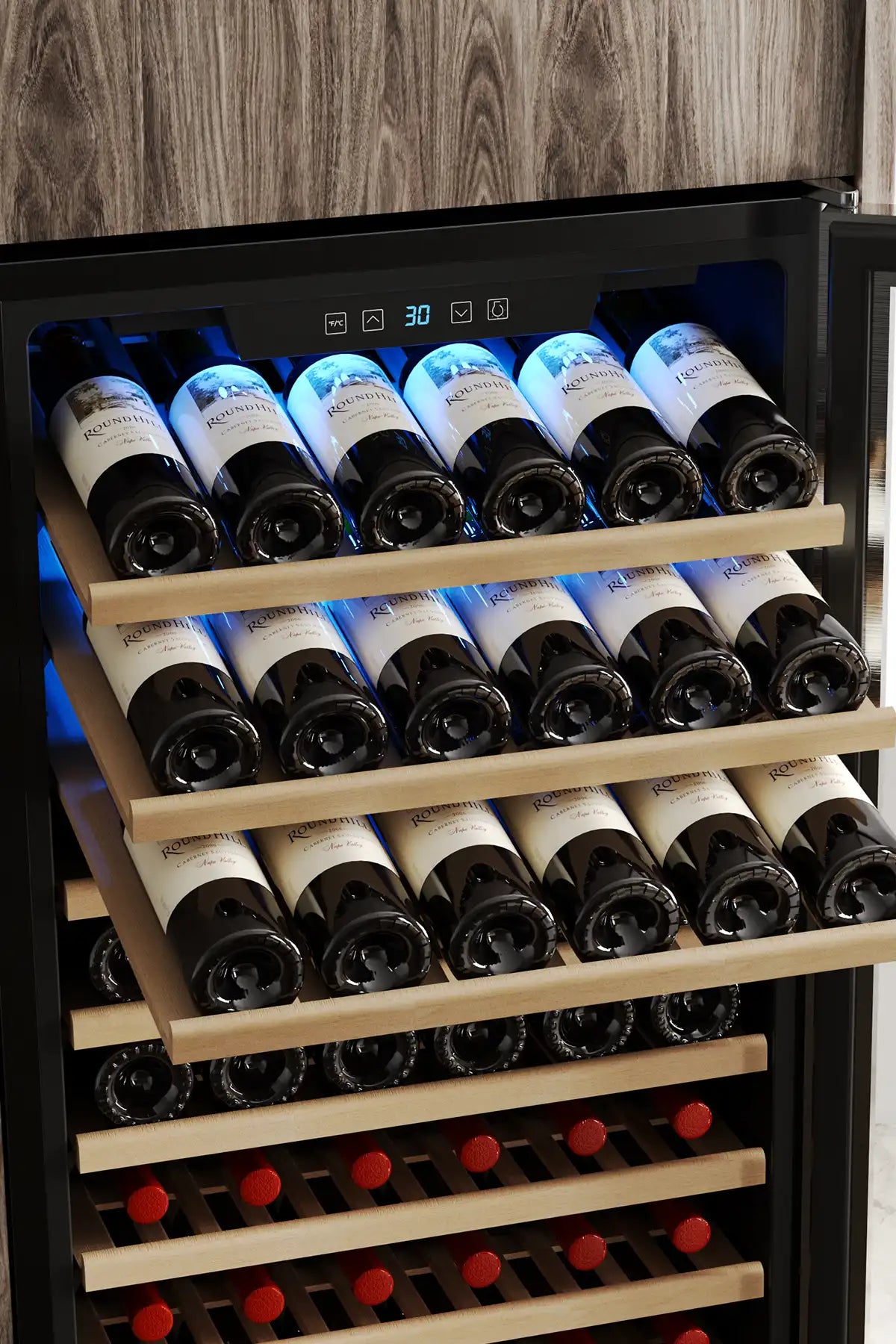 Empava Wine Cooler 70" Tall Wine Fridge