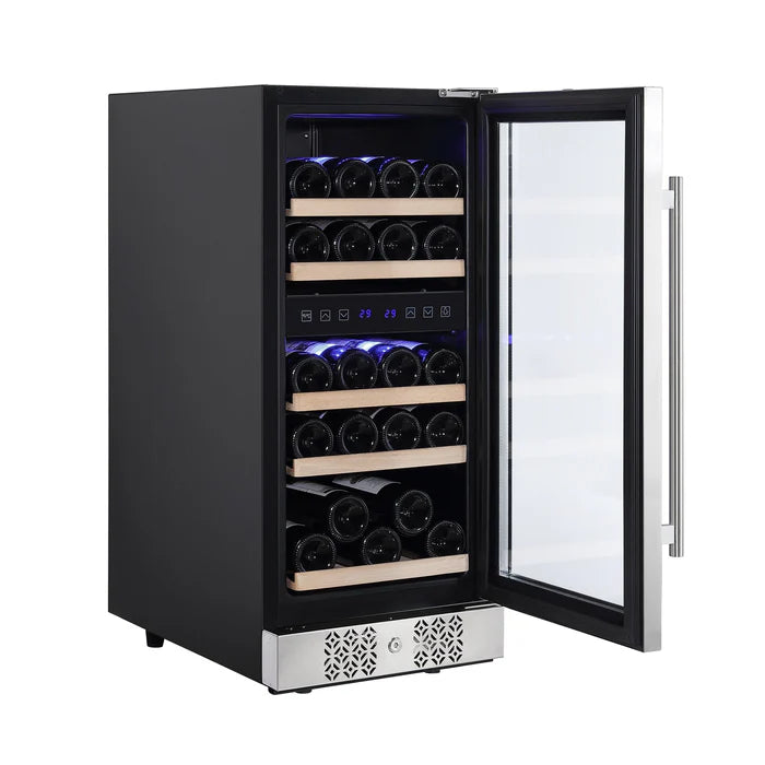 Empava 15 Inch Dual Zone Small Wine Fridge