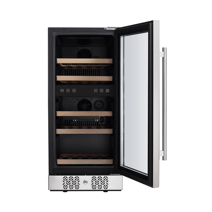 Empava 15 Inch Dual Zone Small Wine Fridge