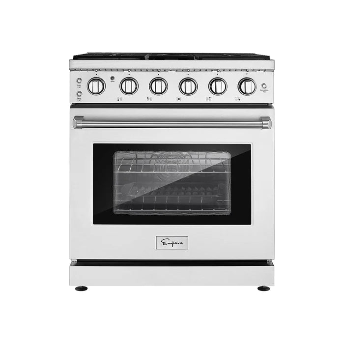 Empava 30 In. Pro-Style Slide-In Single Oven Gas Range