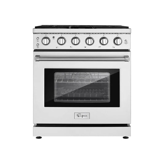 Empava 30 In. Pro-Style Slide-In Single Oven Gas Range