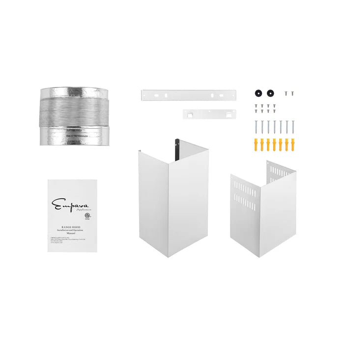Empava 30 In. 400 CFM Wall Mount Range Hood