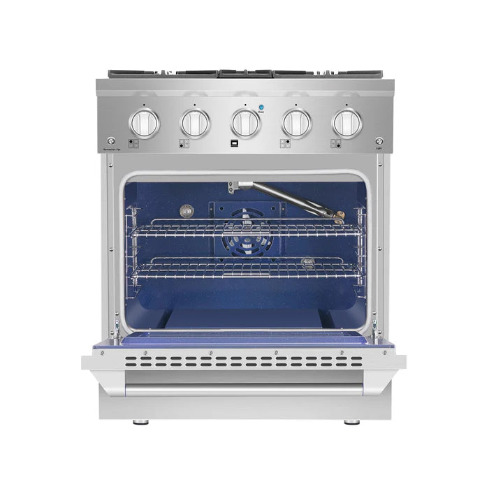 Empava 30 In. Pro-Style Slide-In Single Oven Gas Range