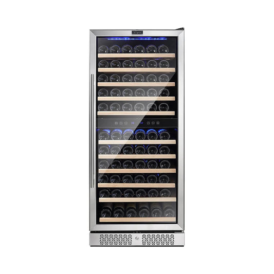 Empava 55" Tall Dual Zone 100 Bottle Wine Fridge