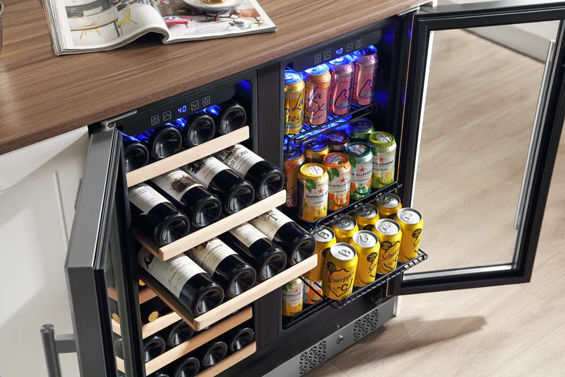 Empava Dual Zone Wine & Beverage Cooler Fridge